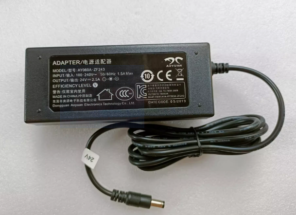 *Brand NEW*AY060A-ZF243 AOYUAN 24V 2.5A AC/DC Adapter Power Supply *Brand NEW*AY060A-ZF243 AOYUAN 24V 2.5A AC/DC Adapter Power Supply
